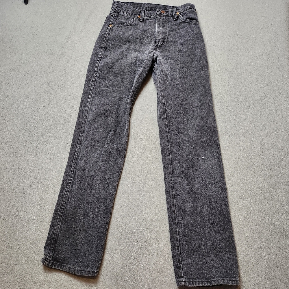Wrangler cowboy Jeans, Faded Black size 28 13MWZPB USA Made